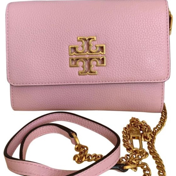 Tory Burch Handbags - Tory Burch Pink Britten Crossbody